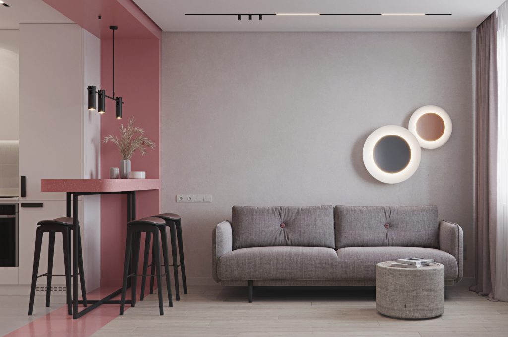 Дизайнерский ремонт 1-к квартиры